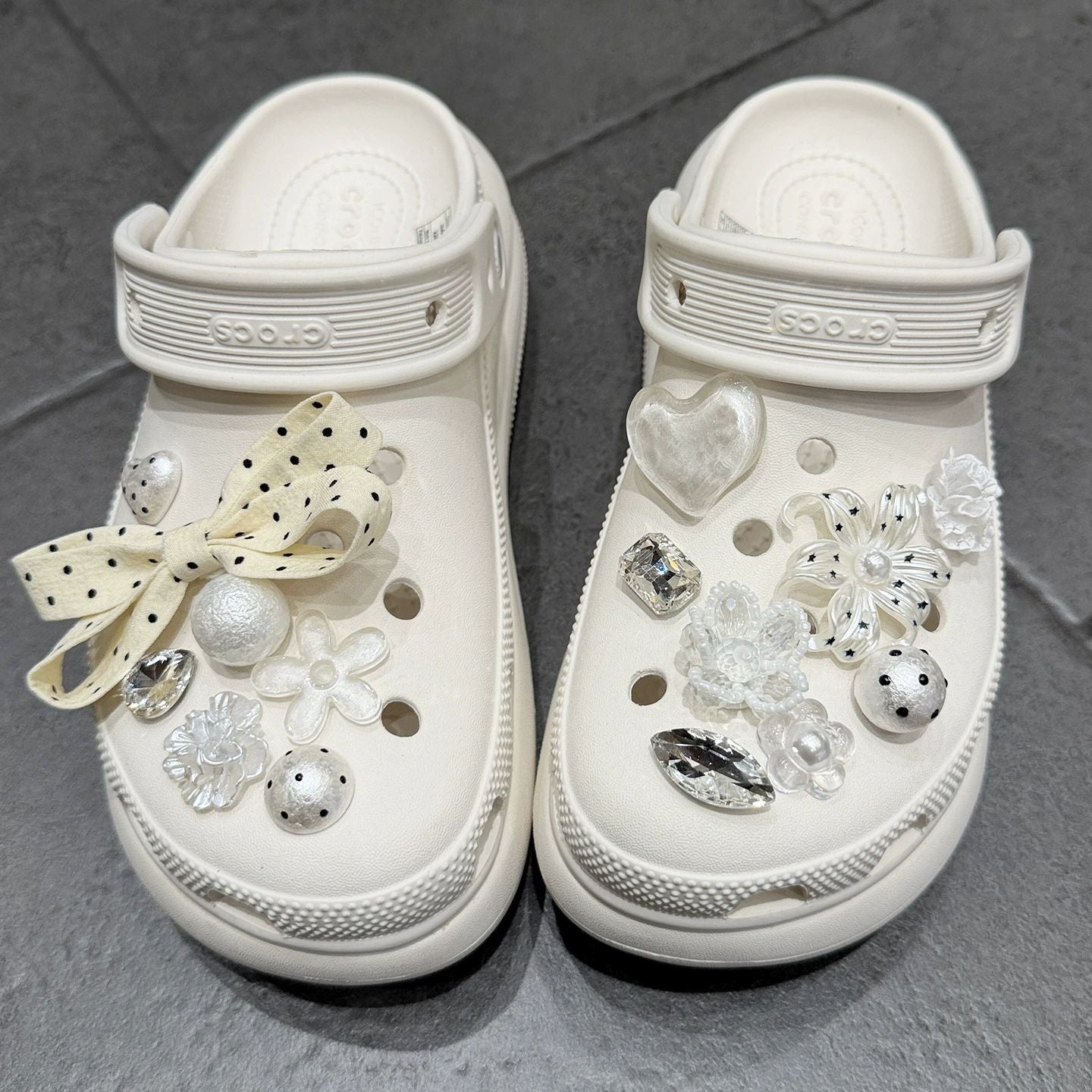 Dotted Bow Sparkle Charms