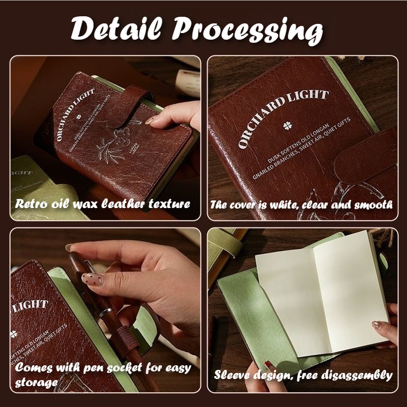 Retro Leather A5 Business Notebook - Modomu