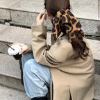 Leopard Scarf Scrunchie