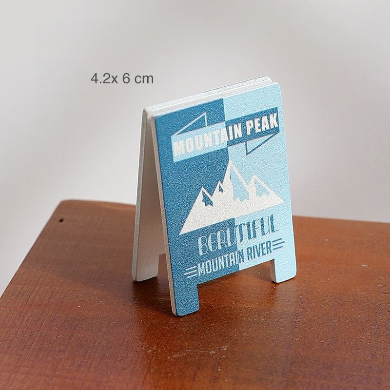 Wooden Note and Photo Clip