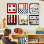 Geometric Bauhaus Mirror Art - Modomu