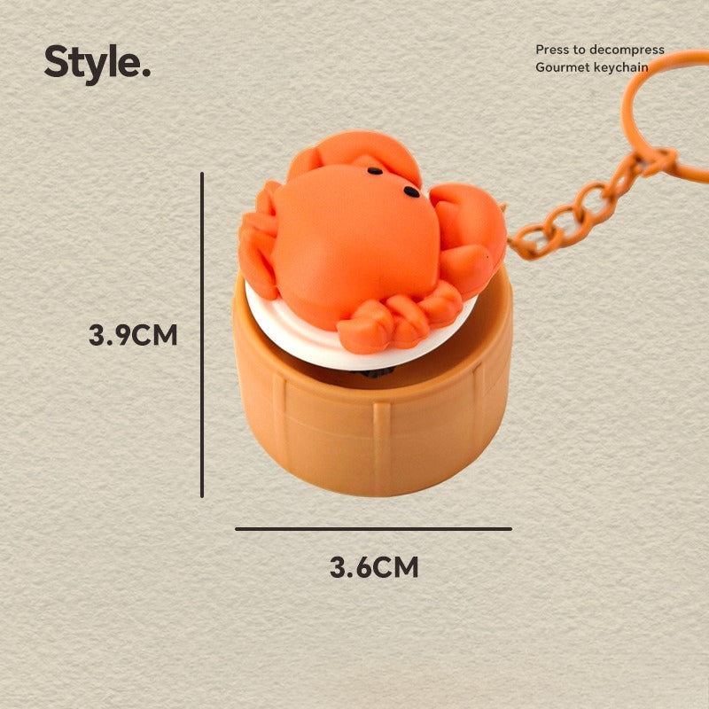 Miniature Food Press Button Charm