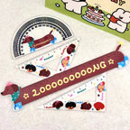 Cartoon Dog Acrylic Ruler Set - Modomu