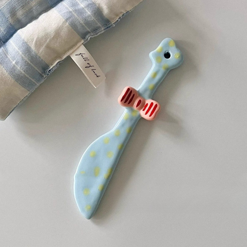 Polka Dot Ceramic Cutlery