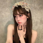 Skeleton Ruffle Headband
