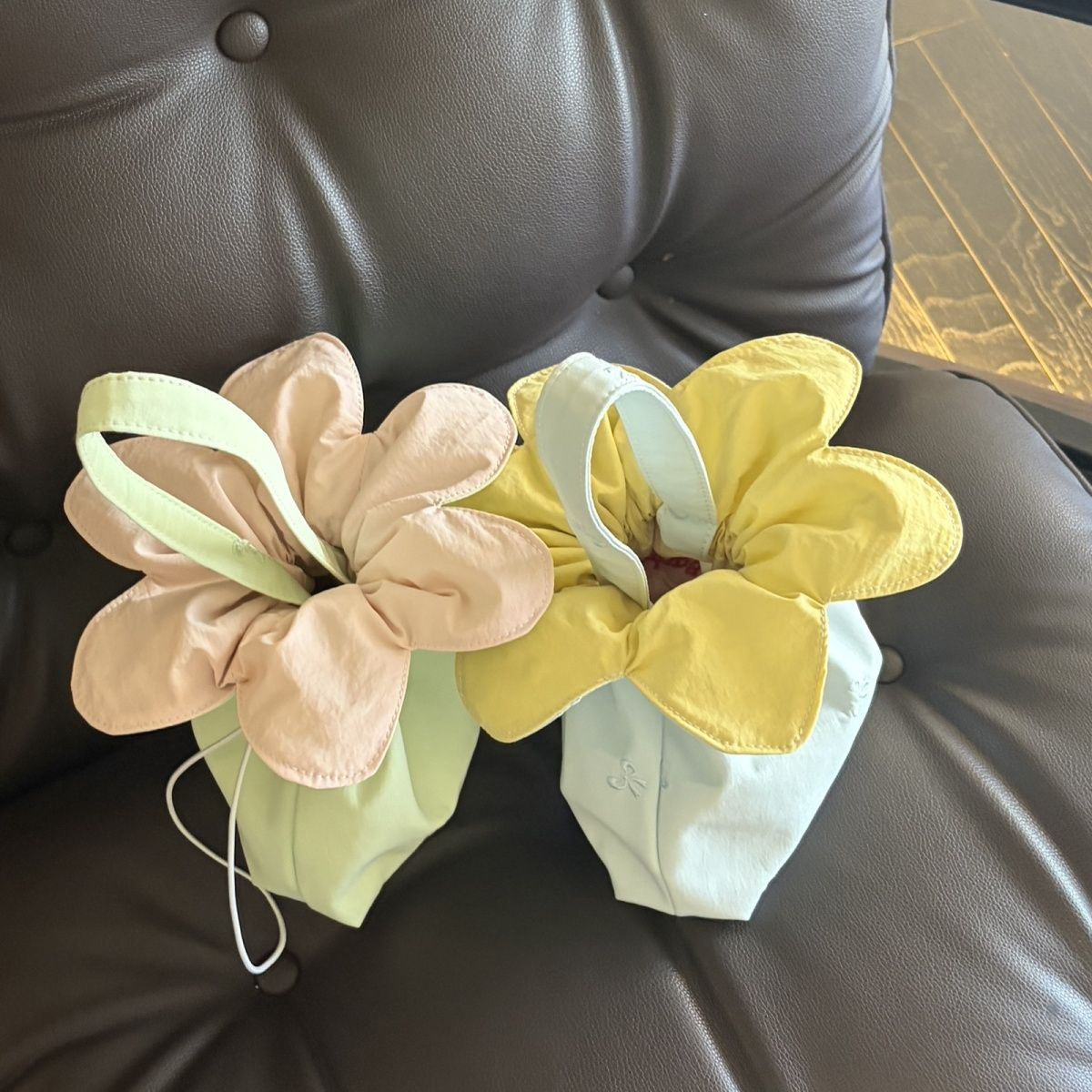 Petal Drawstring Handbag
