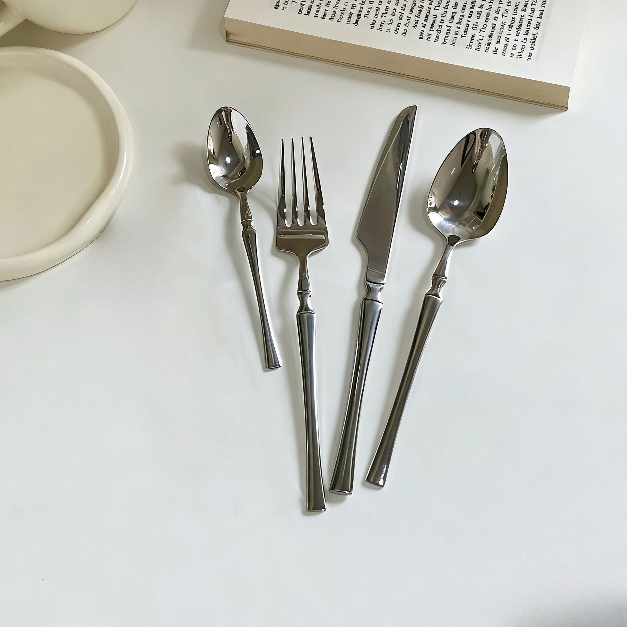 Flat Handle Stainless Cutlery Set
