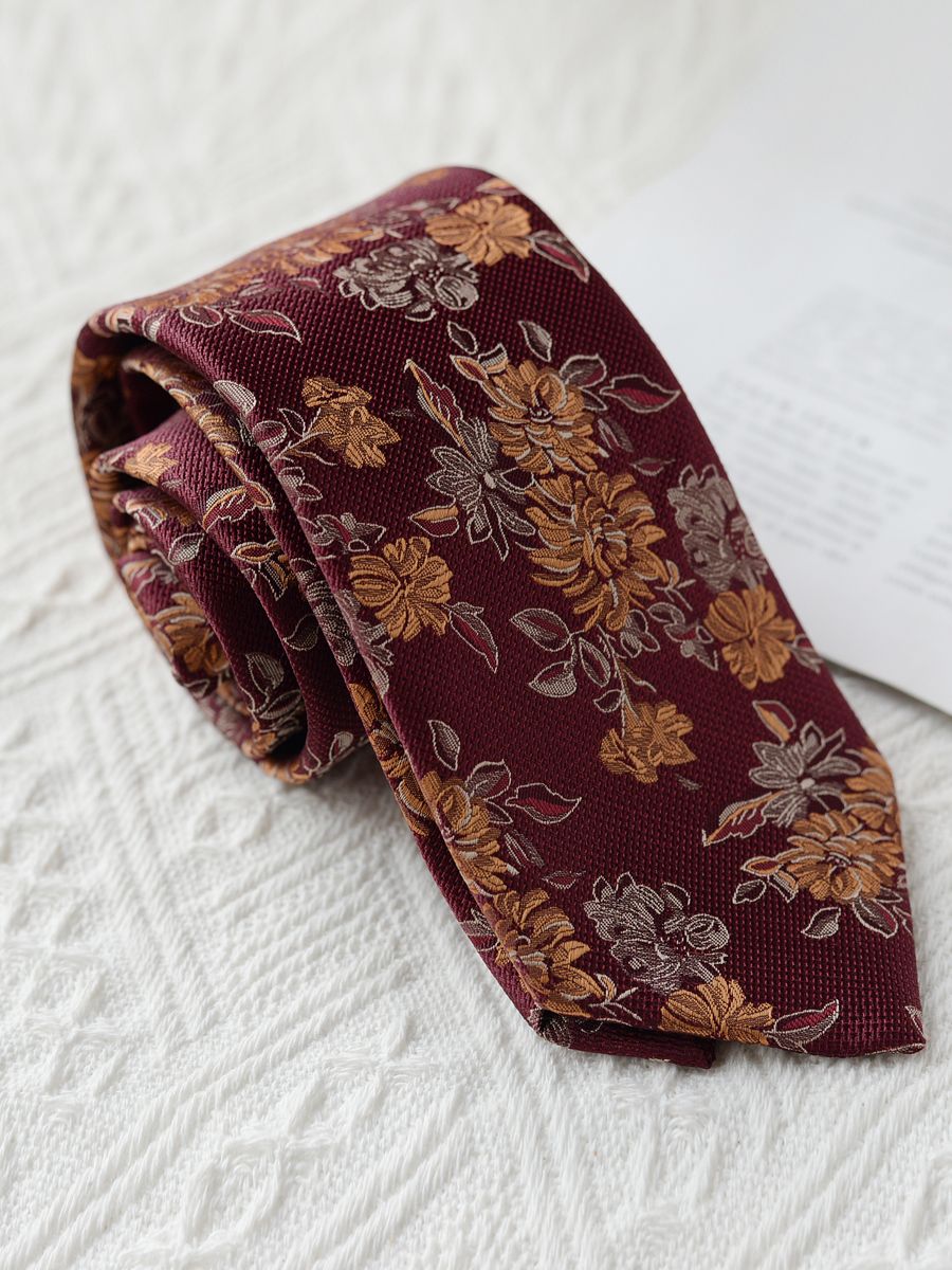 Floral Knot-Free Tie - Modomu