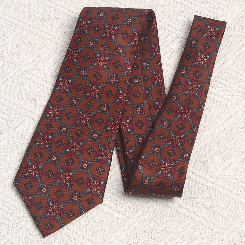 Retro Silk Look Mens Tie - Modomu