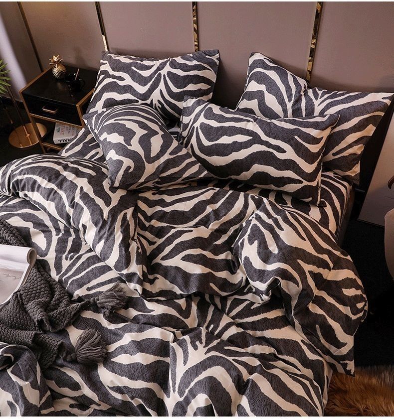 Animal Print Cotton Bedding Set