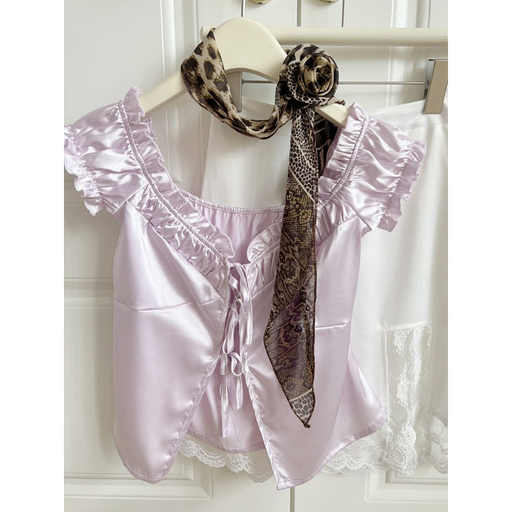 Polka Dot Silk Neck Scarf - Modomu