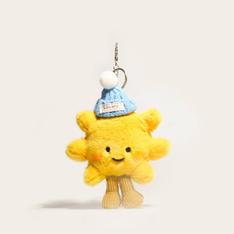 Sunflower Plush Bag Charm Keychain - Modomu