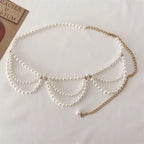 Pearl Waist Chain Fringe Belt