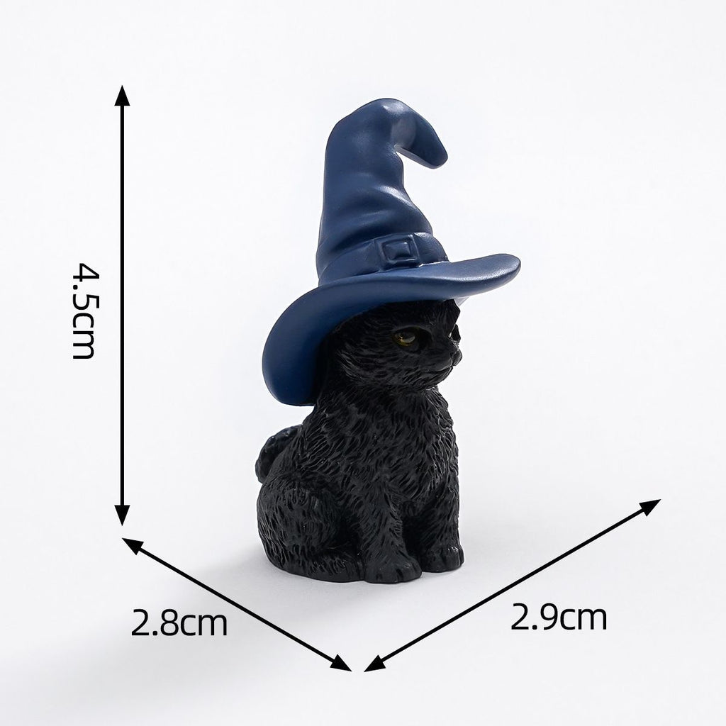Halloween Cat Figurine Set
