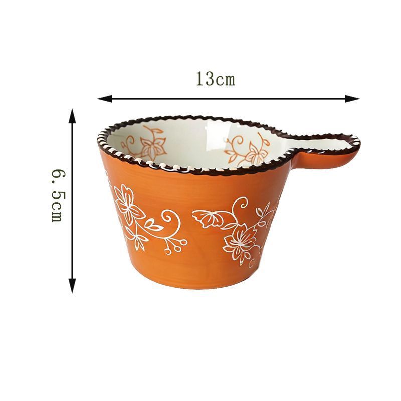 Beaded Handle Dessert Bowl
