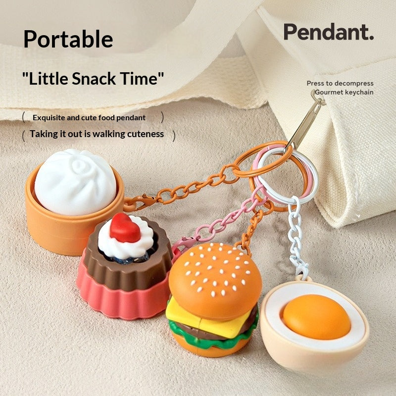Miniature Food Press Button Charm