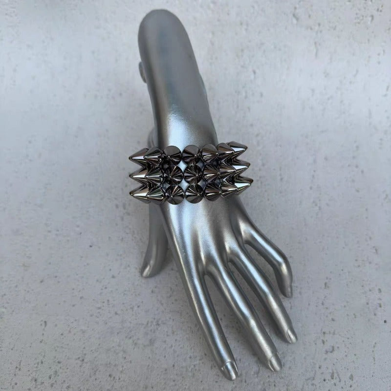 Stud Row Stretch Cuff