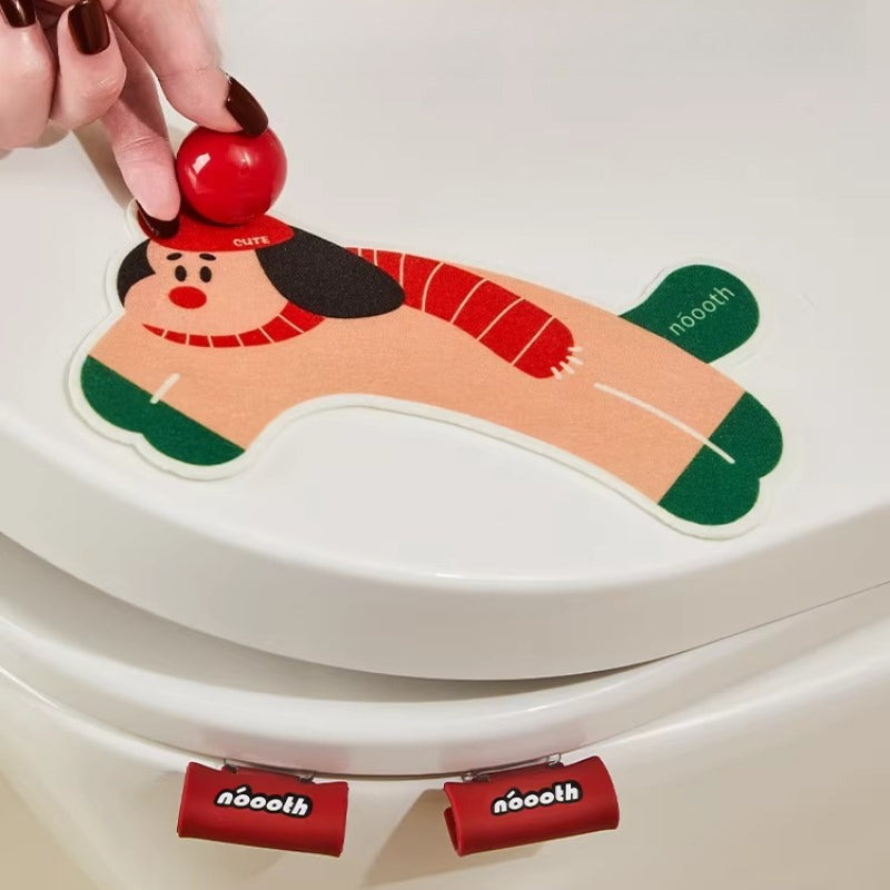 Hygienic Toilet Seat Handle