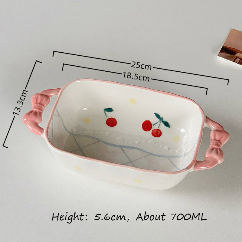 Ceramic Salad Plate With Underglaze - Modomu