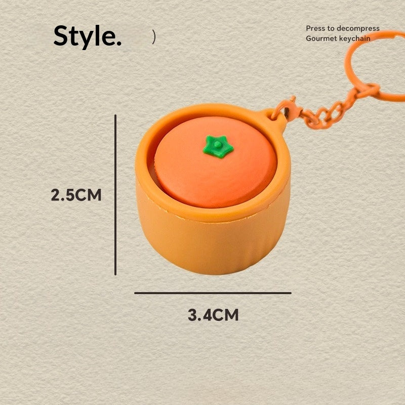 Miniature Food Press Button Charm