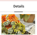 Sunflower Faux Flower Bouquet Decor - Modomu