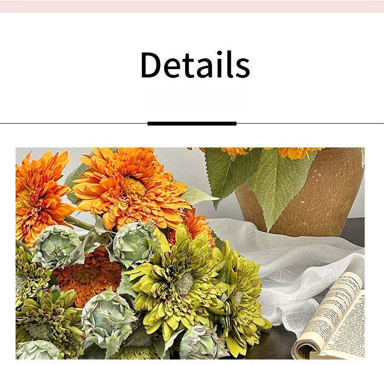 Sunflower Faux Flower Bouquet Decor - Modomu