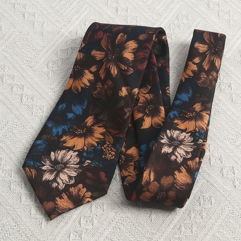 Retro Silk Look Mens Tie - Modomu