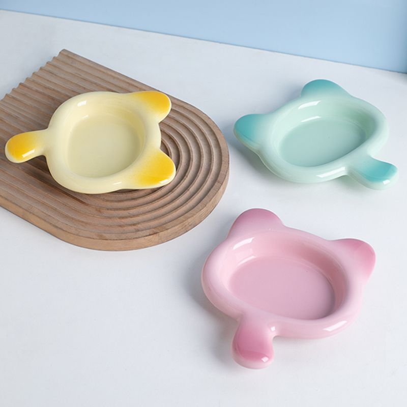 Cute Ceramic Cat Food Bowl