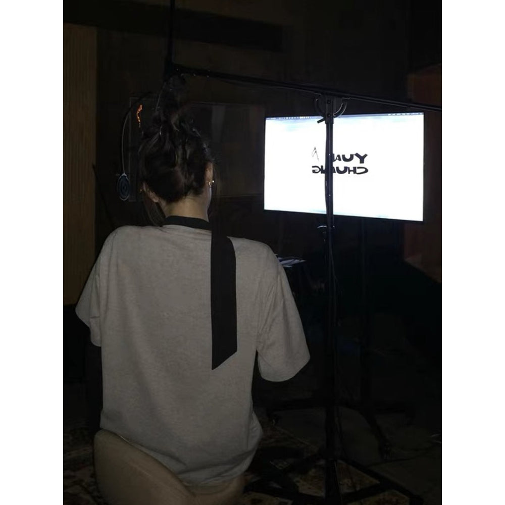 Silk Scarf Classic Draped Design