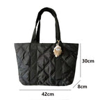 Quilted Puffer Tote Bag