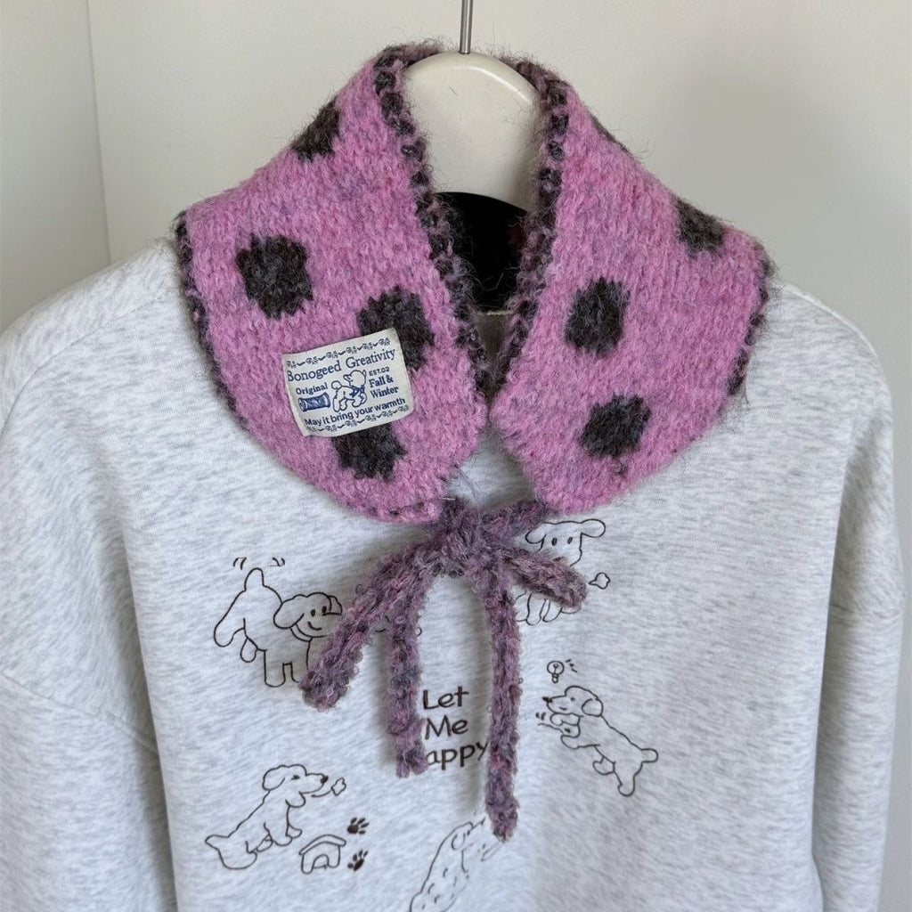 Fleece Earflap Scarf Hat