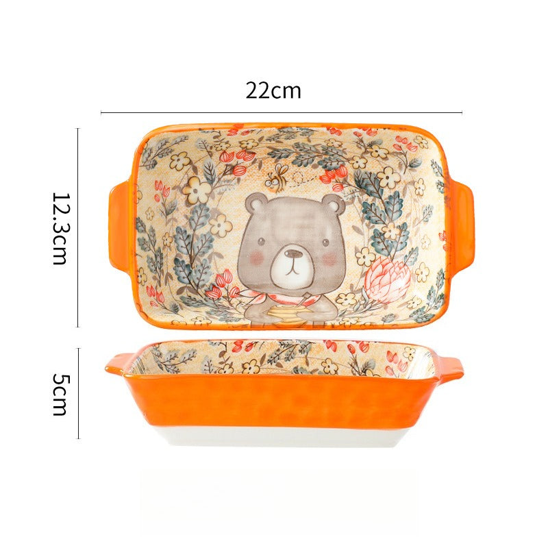 Cartoon Ceramic Gratin Dish - Modomu