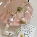 Shell Beaded Phone Wrist Lanyard