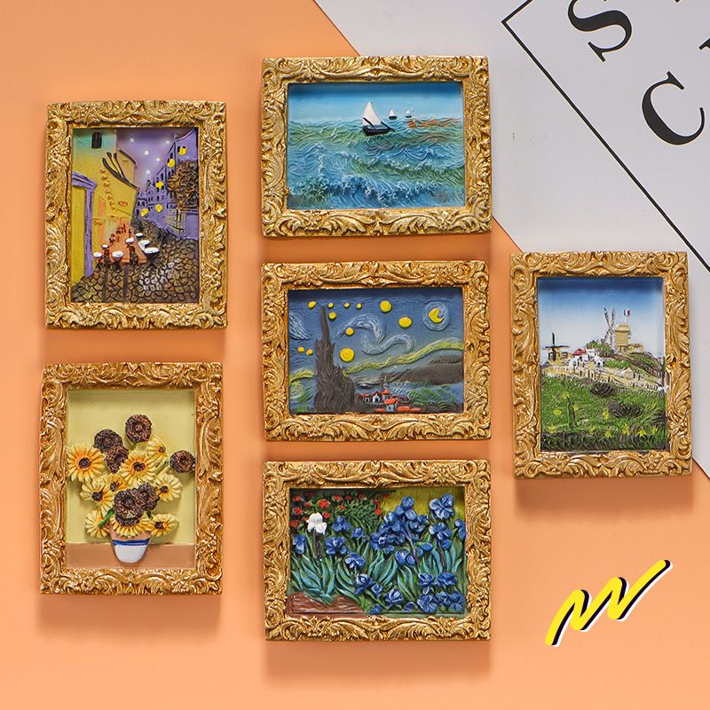 3D Famous Painting Fridge Magnets - Modomu