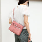 Multi-Zip Shoulder Bag