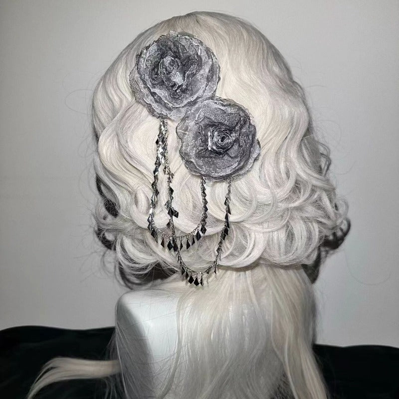 Gothic Rose Chain Clip