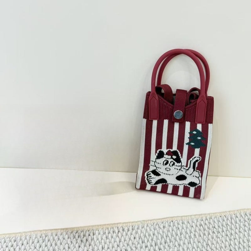 Knit Animal Phone Bag