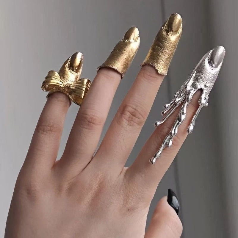Sculptural Armour Ring