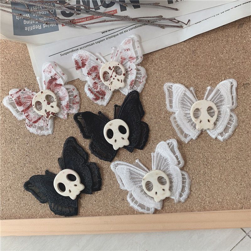 Skull Cherub Butterfly Slide