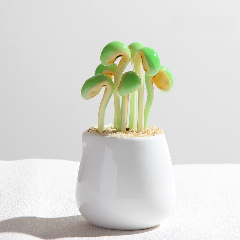 Glass Succulent Cactus Ornament - Modomu