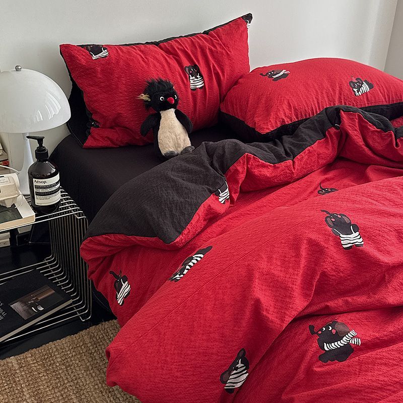Waffle Crinkle Bedding Set