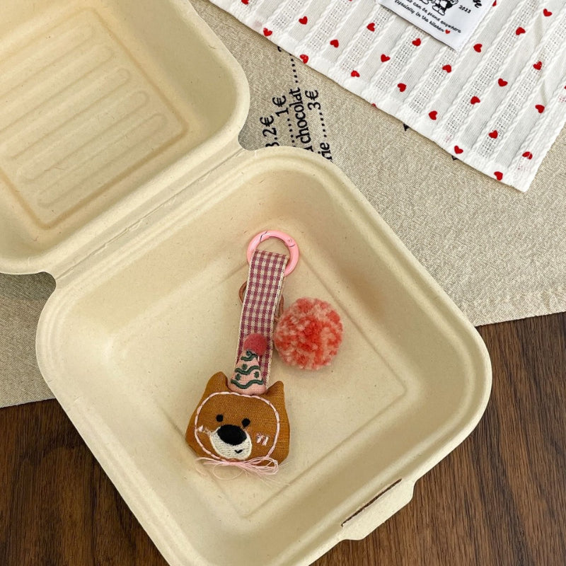 Cartoon Bear Keychain Charm - Modomu