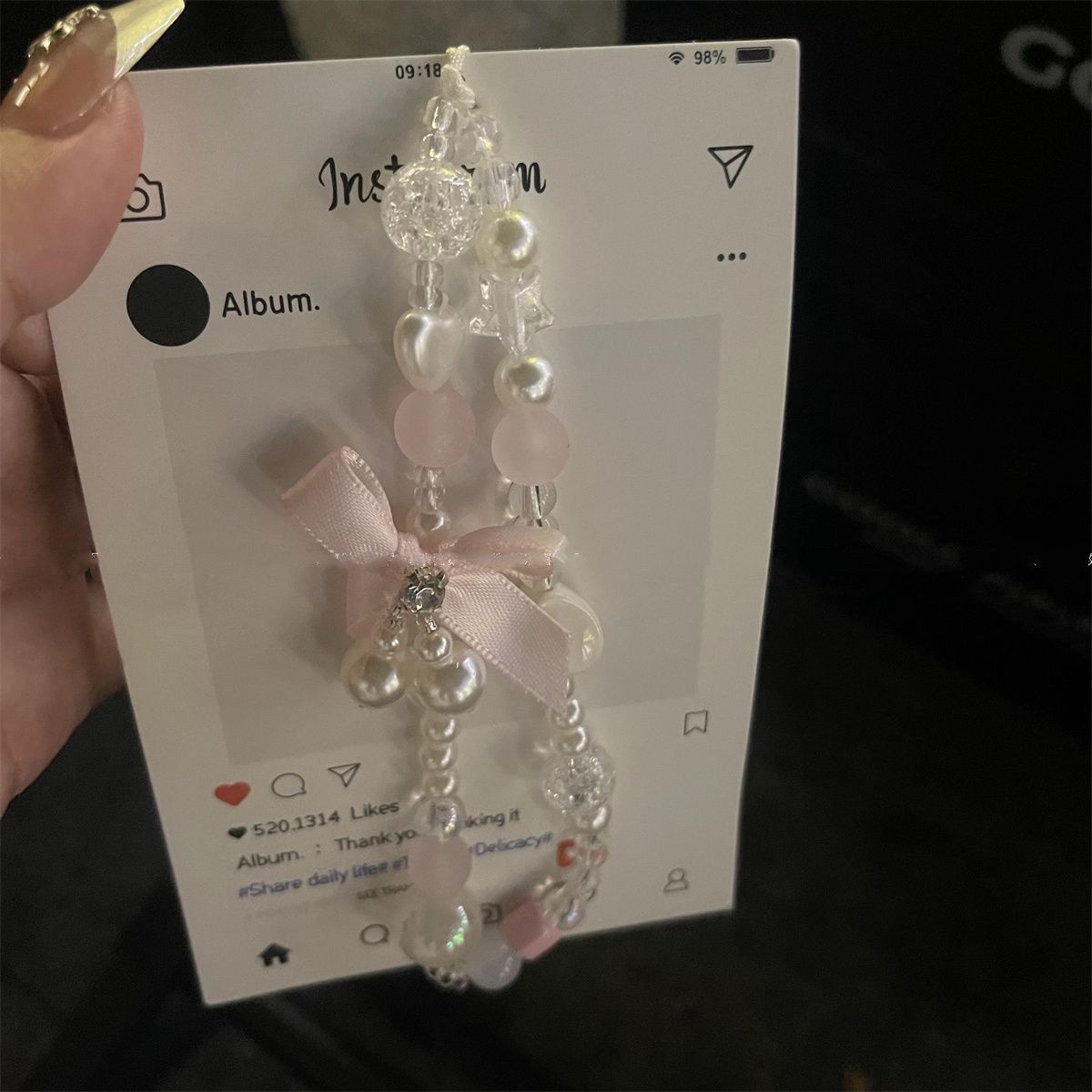 Beaded Phone Chain Lanyard