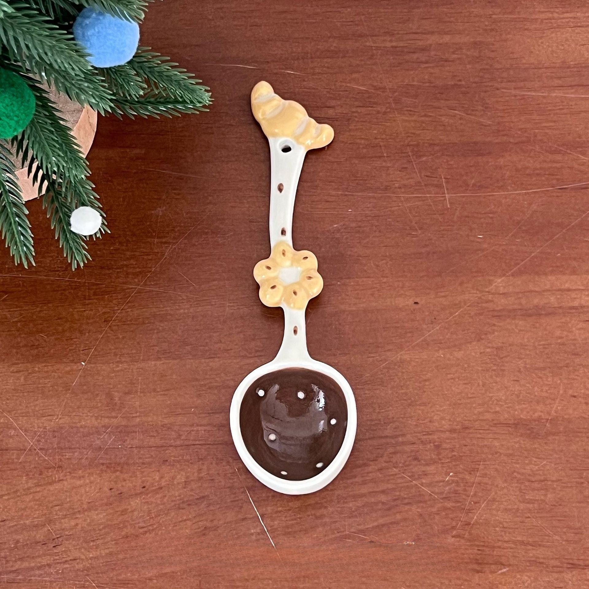Cute Dessert Shape Ceramic Spoon - Modomu