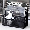 Mesh Desktop File Organizer Rack