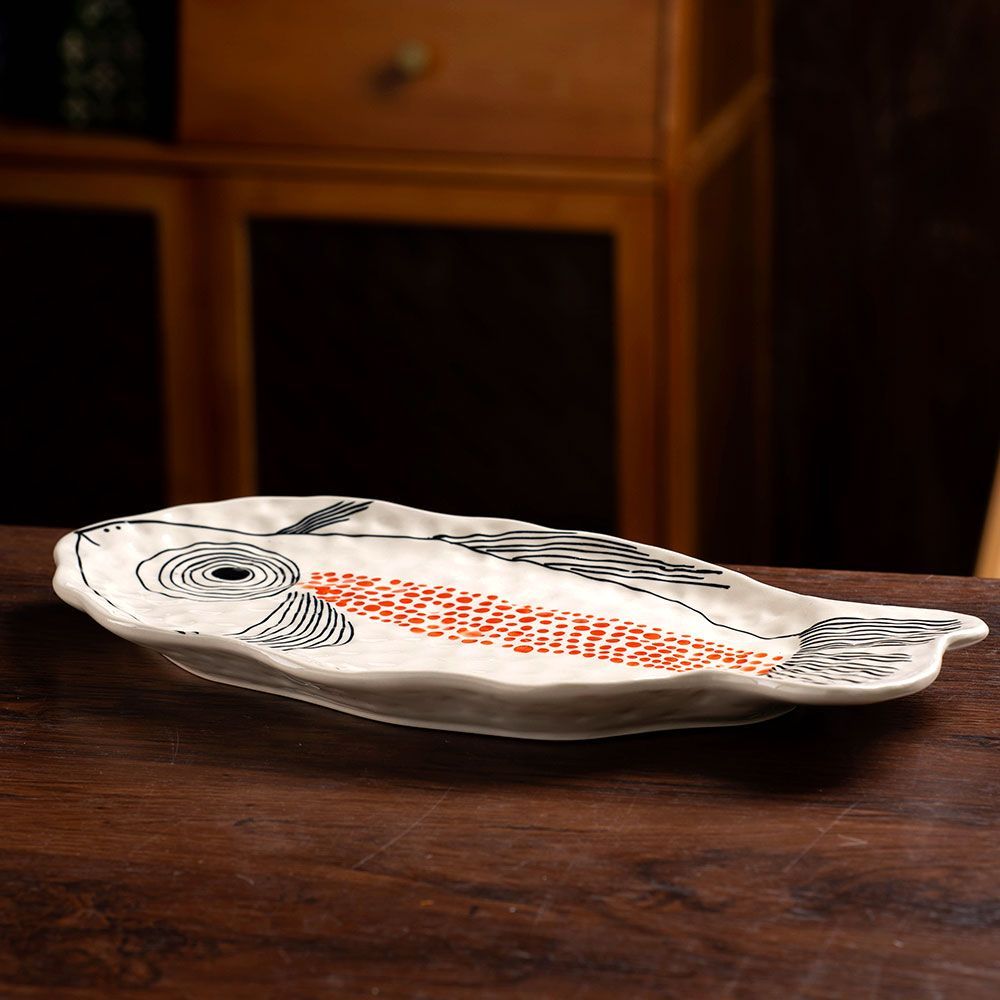 Fish Shaped Serving Platter