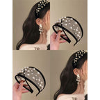 Pearl Studded Wide Headband
