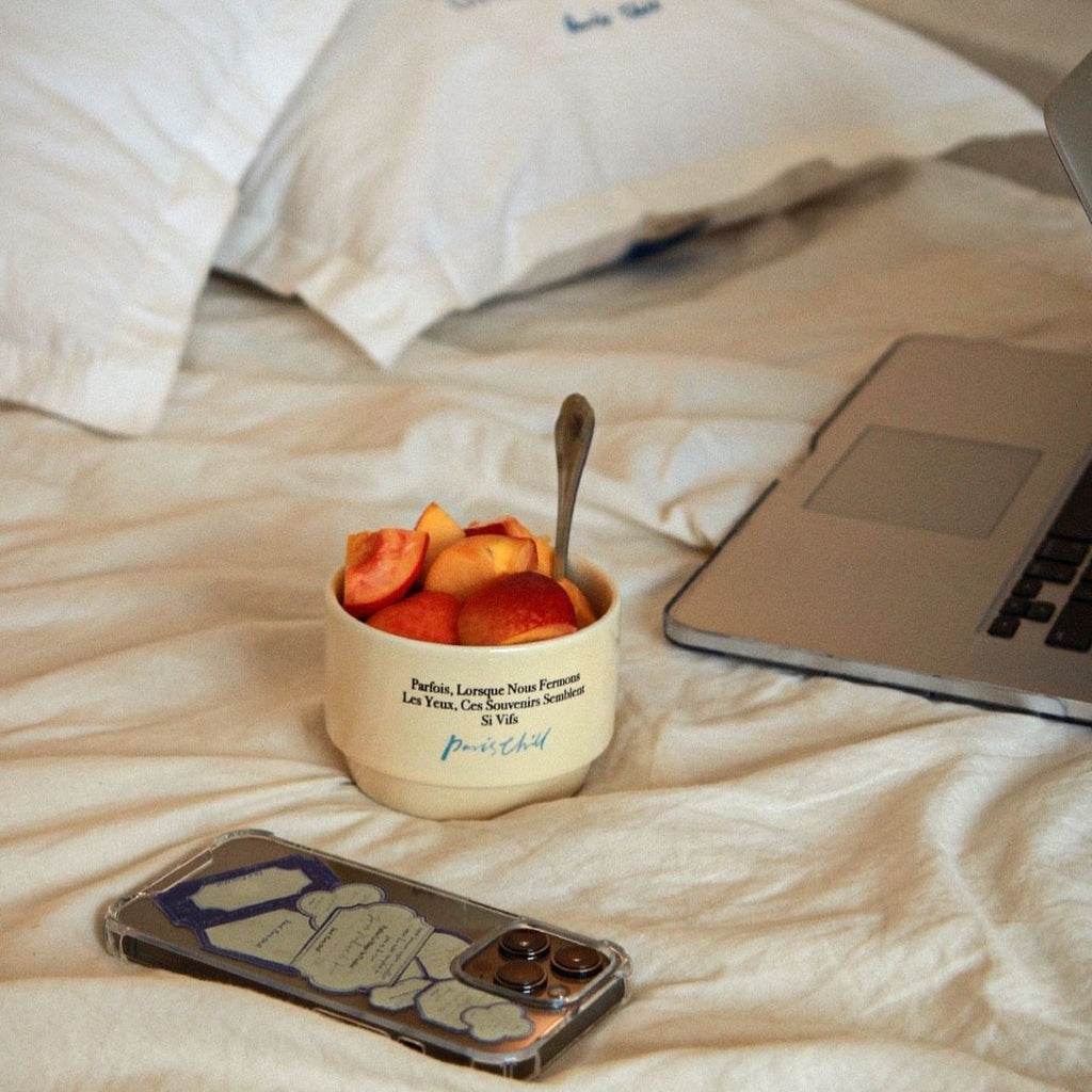 Retro French Script Tableware