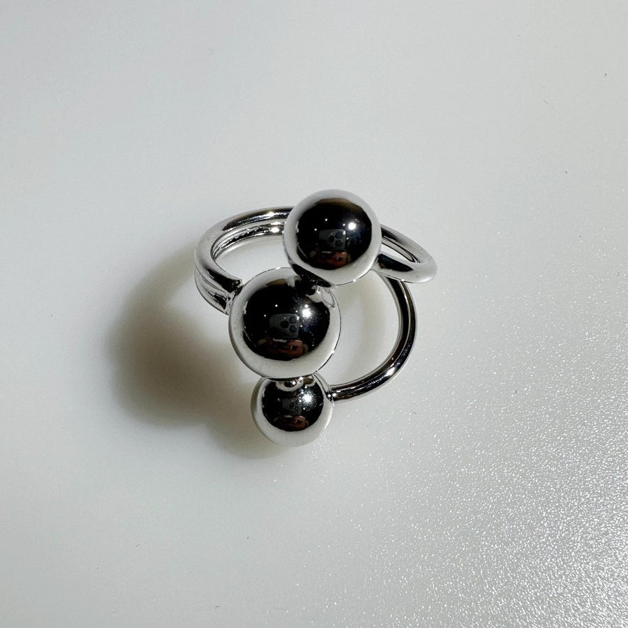Open Adjustable Triple Ball Ring - Modomu