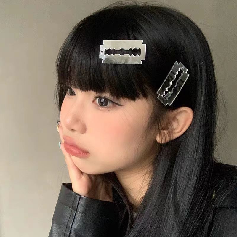 Acrylic Razor Blade Hair Clip